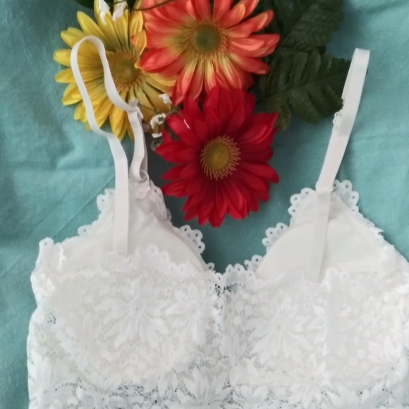 Lace Bralette white - Picture 2 of 11